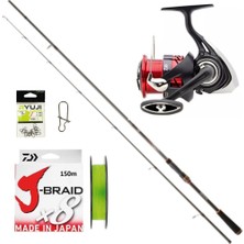 Daiwa New Crossfire 270 cm 10-35 gr Kamış - Ninja 3000CXH Makina - Spin Set