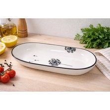 Köklü Züccaciye 30 cm Kayık Tabak