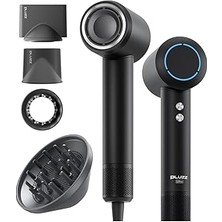 Indispensablely Pluzz X116 Iyonlu Saç Kurutma Makinesi Sessiz Hızlı Kurutma (Siyah)