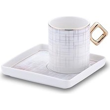 Indispensablely Eva 4 Parça Kahve Fincan Takımı