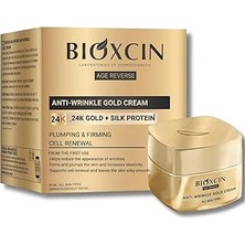 Indispensablely Bioxcin Age Reverse Kırışıklık Karşıtı Altın Krem 50 ml – 24K Altın, Ipek Proteini, Pantenol Zey