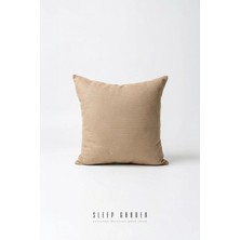Sleep Garden Soft Bej Iki Taraflı Dekoratif Kırlent 45X45