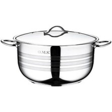 Oms Oms 2005.30 Derin Çelik Tencere 30X20 cm