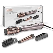 Indispensablely Babyliss Hava Üflemeli Saç Şekillendirici Set Air Styler 1000, 1000W, 4 Başlık, Kabarma Önleyici Iy