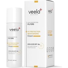 Indispensablely Veela 50 Spf+ Güneş Kremi – Yüksek Koruma &amp; Nemlendirici – Uv Koruma, Işık Koruması, Geniş