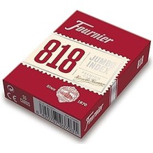 Indispensablely Fournier Poker Oyun Kartları Nº 818, Endeks, Kırmızı Veya