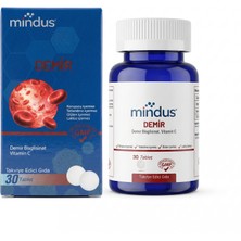 Mindus Demir Bisglisinat - Vitamin C 30 Tablet