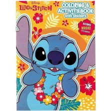 Parti Show Lilo ve Stitch Boyama Kitabı Stickerlı (16 Sayfa)
