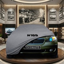 ULTRASHOP Mercedes A Serisi W169 (2004-2009) Gri Kumaş Oto Branda Araca Özel Penye Araba Brandası Araç Örtüsü