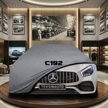 ULTRASHOP Mercedes Amg Gt C192 (2024-) Gri Kumaş Oto Branda Araca Özel Penye Araba Brandası Araç Örtüsü
