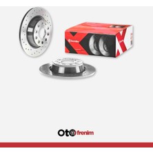Brembo Vw Golf V-V-Passat (05-)Jetta Iıı-Touran (03-)Tıguan (07-) A3 (04-)Octavıa (04-) (282X12X9DL Dolu) Arka Fren Diski