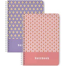 Elma 120YP 17X24 Notebook Sert Kapak Defter Spiralli Kareli