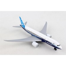 Daron 86RT-7474 Boeing B787, 12,5 Cm. Metal Gövde, Plastik Kanatlar, Sergilemeye Hazır Model Yolcu Uçağı
