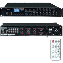 Westa WM-450UT 450W 6 Bölge Kontrollü Profesyonel Mikser Anfi Bluetooth, USB ve Eko Destekli Hat Trafolu Güç Ünitesi