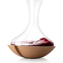 Indispensablely Vacu Vin Swirling Carafe | Crystal Glass Wine Decanter