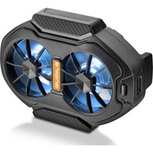 Pileli Store Telefon Soğutucu Fan Bataryalı LED - Siyah HDX4391