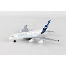 Daron 86RT-0380 Airbus A380, 12,5 Cm. Metal Gövde, Plastik Kanatlar, Sergilemeye Hazır Model Yolcu Uçağı