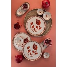 Indispensablely Kütahya Porselen Ottoman Elegance 14 Parça 6 Kişilik Kahvaltı Takımı