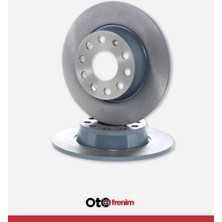 Tdf Vw Golf V-Vı-Octavıa 04>toledo Iıı Altea 04>leon 04>caddy Iıı A3 03>(255X10X9DL)ARKA Fren Diski