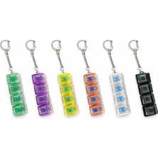 Haki Store Işıklı Klavye Stress Giderici Ses Çıkaran Işıklı Tuş Takımı Anahtarlık Mekanik Yeşil Renk