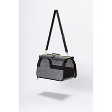 Missidea Brave Paws Flybag Fileli Kedi ve Köpek Taşıma Çantası Havayolu Uyumlu  Gri