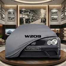 ULTRASHOP Mercedes Clk Serisi W209 (2002-2009) Gri Kumaş Oto Branda Araca Özel Penye Araba Brandası Araç Örtüsü