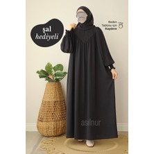 Asilnur Sema Elbise Şal Hediyeli Takım Füme