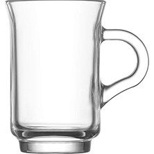 Indispensablely Lav Ada 6'lı Kulplu Çay Bardağı