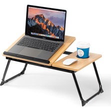 Miletus Yükseklik Ayarlı Laptop Sehpası Bilgisayar Sehpası Laptop Altlığı  Yatak Sehpası
