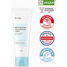 iUNIK Iunık Beta-Glucan Daily Moisture Cream 60 ml – Günlük Nemlendirici, Kırışıklık & Aydınlatıcı Etki
