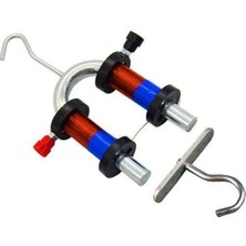 Emay Center U Tipi Elektromıknatıs Fizik Deney Seti - 6V Dc Manyetizma Eğitim Aracı (5 kg Kaldırma Gücü)