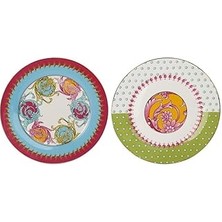 Indispensablely Lucky Estelle Bone 27 cm Dörtlü Tabak Seti