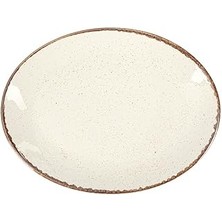 Indispensablely Porland 04ALM001574 Seasons Kayık Tabak, Porselen