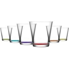 Indispensablely Lav Renkli Tabanlı 6'lı Meşrubat Bardağı