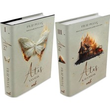 İndigo Kitap Ateş 1 Yanmak Ciltli ve Ateş 3 Kavuşmak Ciltli (Filiz Puluç) 2'li Set