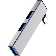 Alfais 6014 USB Type C 3.0 Hub 3 Portlu Çoklayıcı Çoğaltıcı Dönüştürücü Çevirici Adaptör
