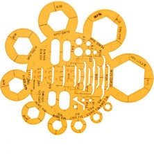 Ark Vida Ölçü Şablonu 2 Adet