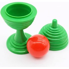 Yeşil Renk Sihirli Kupa Top Kaybetme Oyunu 7 cm Midastech