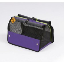 Missidea Brave Paws Flybag Fileli Kedi ve Köpek Taşıma Çantası Havayolu Uyumlu  Mor