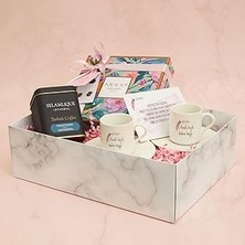 Indispensablely Anne Kız Tasarımlı Özel Gün Kahve Seti Hediye Kutusu