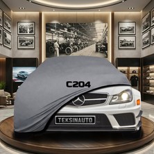 ULTRASHOP Mercedes C Serisi C204 Coupe (2007-2014) Gri Kumaş Oto Branda Araca Özel Penye Araba Brandası Araç Örtüsü