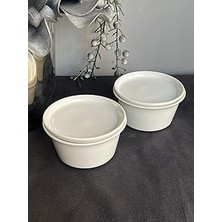 Indispensablely Rossev Pera Porselen Yuvarlak Sunum Kabı