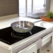 Oms Oms 2038.SF24 Kapaksız Çelik Tava 24X6 cm