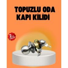 MidasTech Mat Renk Topuzlu Kapı Kilidi – Giriş Tipi Midiastech