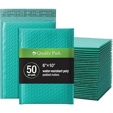 Indispensablely Quality Park Hava Yastıklı Çantaları, Su Geçirmez, Yeşil, Poli Dolgulu Zarf, Çıkarılabil