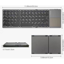 ZR443 B033 Katlanabilir Klavye Midastech