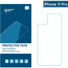 MidasTech Gor Iphone 11 Pro  5.8 Çizilmez Arka Koruyucu Jelatin 5 Adet SET-(5775) Midiastech