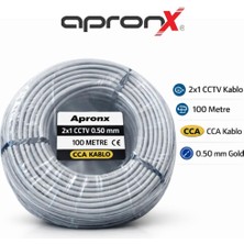 Apronx 2+1 High Class 100M 0,50MM Cctv Kablo