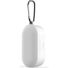 MidasTech Qcy T1S/T2C Bluetooth Kulaklık Için Silikon Koruma Kılıf+ ANAHTARLIK-(5775) Midiastech