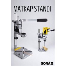 MidasTech Turk Tezgah Üstü Matkap Standı - Ayarlanabilir Dikey Sütun Matkap Pres Standı Midiastech